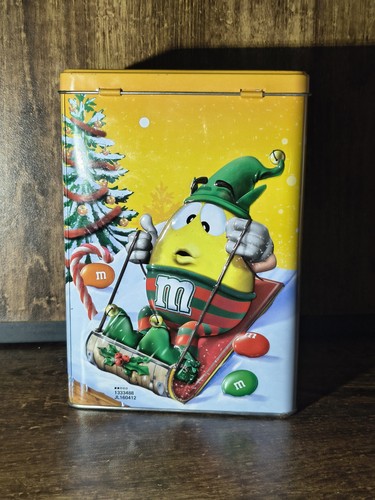Christmas candy tin - m&m's,