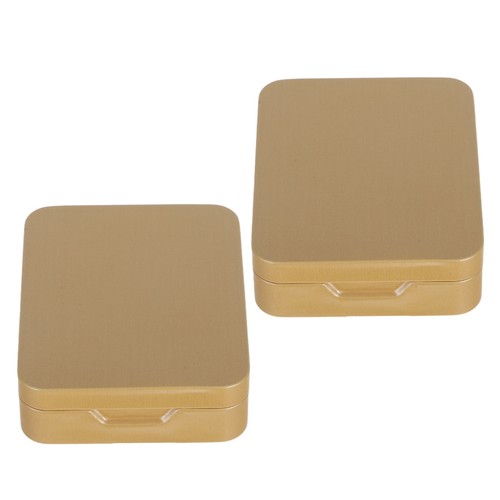 Golden tinplate storage tin - tinplate,