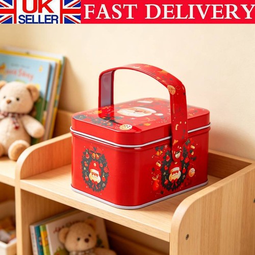 Christmas cookie tin box - cookie,