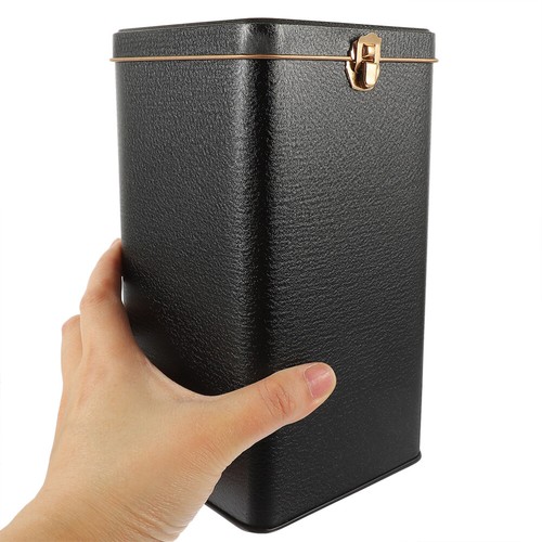 Metal food storage tin - metal,