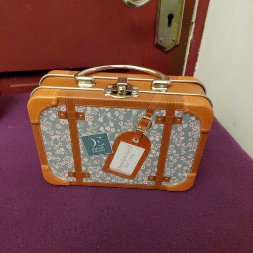 Suitcase shape tin - shape, box