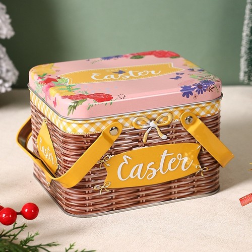 Large metal cookie biscuit - biscuit, tin