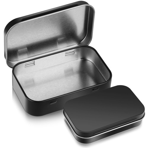 Rectangular small tin box - rectangular,