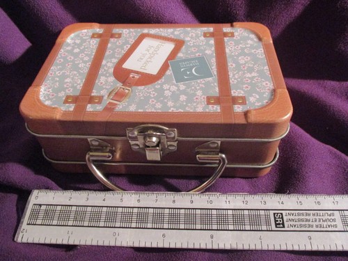 Suitcase shape tin metal - metal, box