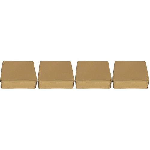 Reusable golden tinplate - golden, candy