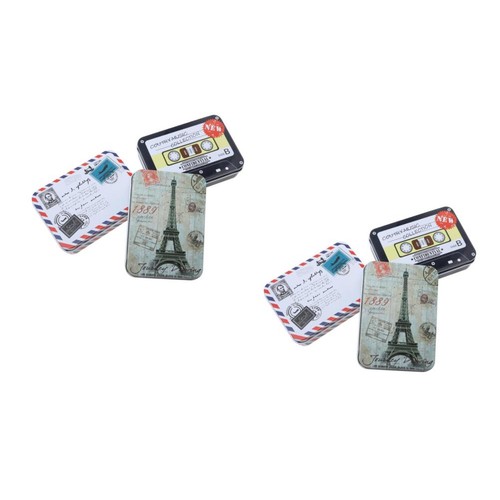 6pcs reusable metal tin - reusable,
