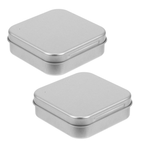 Pcs tin storage box - tin, lid