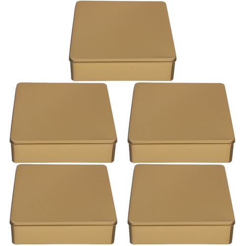 5pcs golden metal cookie - 5pcs,