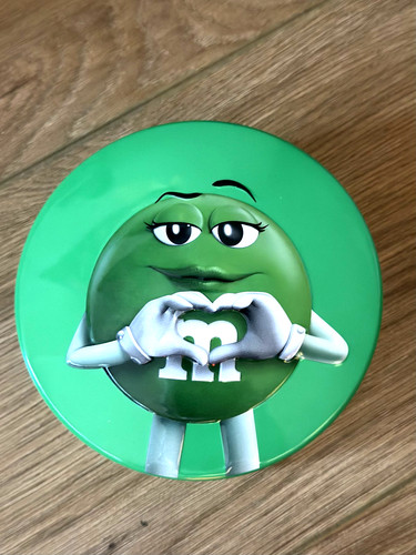 Green character heart - m&m,