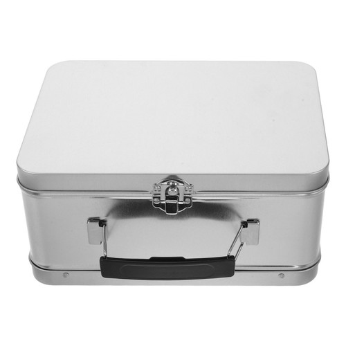 Silver rectangular metal - rectangular,