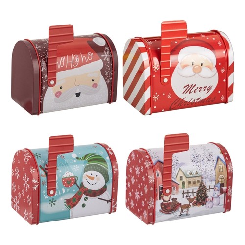 Christmas tin mailboxes for - tin,