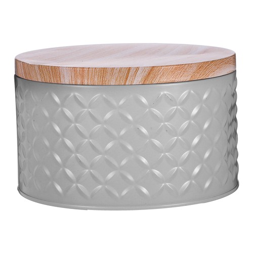 Round cookie tin - cookie, lid