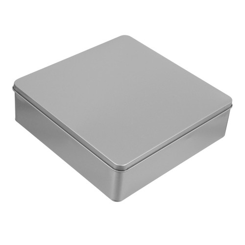Metal cookie tin with - with, lid