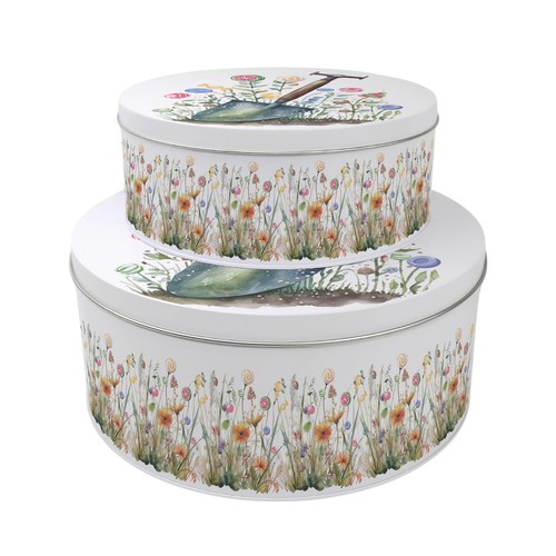 Candy garden cake - cake, tins
