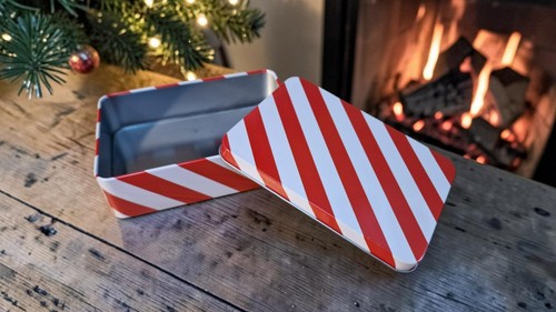 Christmas gift tin - christmas, keepsake