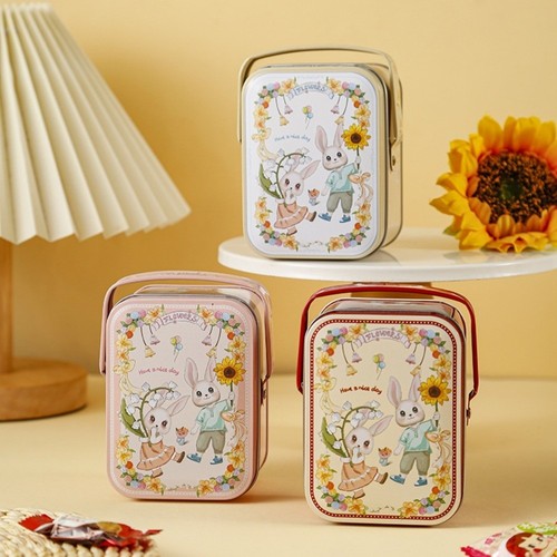 With handle tin storage - storage, box