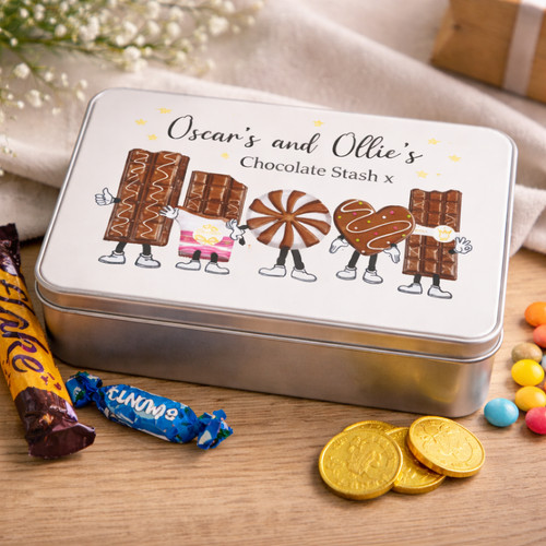 Personalised chocolate can - chocolate,