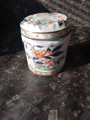 Vintage daher tin canister - tin,
